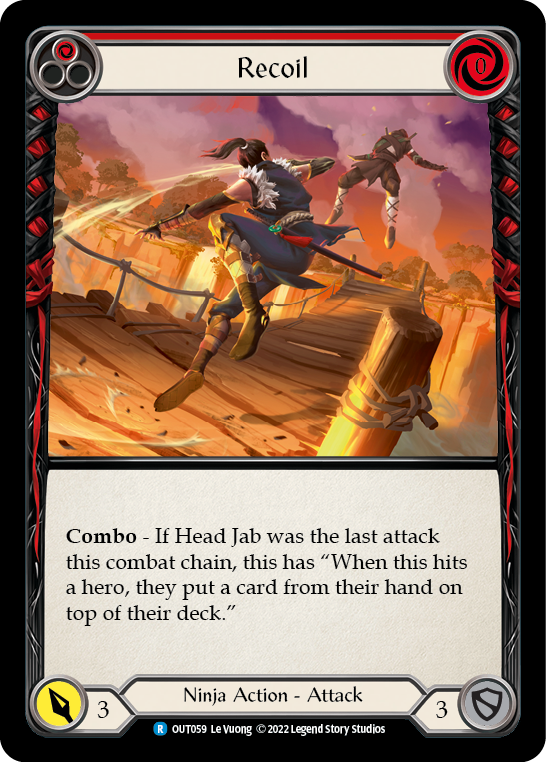 Recoil (Red) [OUT059] (Outsiders)  Rainbow Foil | Good Games Morley