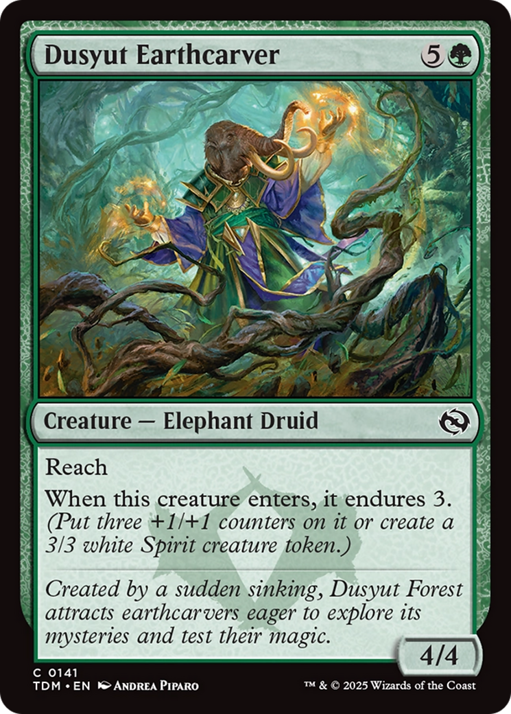 Dusyut Earthcarver [Tarkir: Dragonstorm] | Good Games Morley