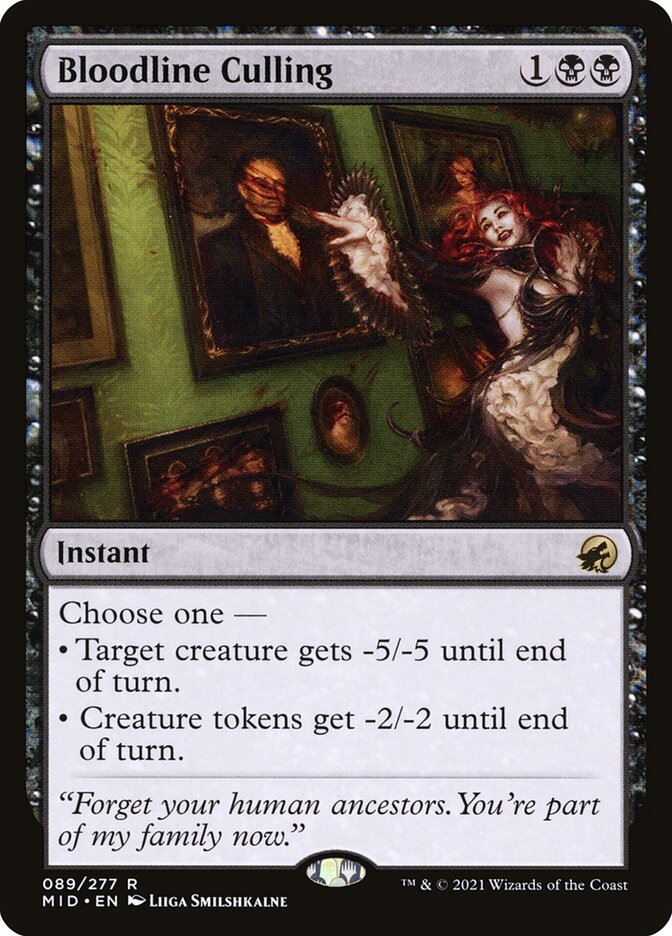 Bloodline Culling 89/277 (Innistrad: Midnight Hunt)  | Good Games Morley