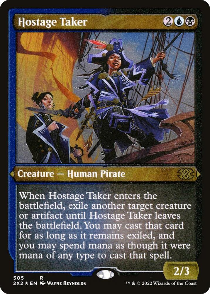 Hostage Taker Foil Etched 505 (Double Masters 2022)  - Foil | Good Games Morley
