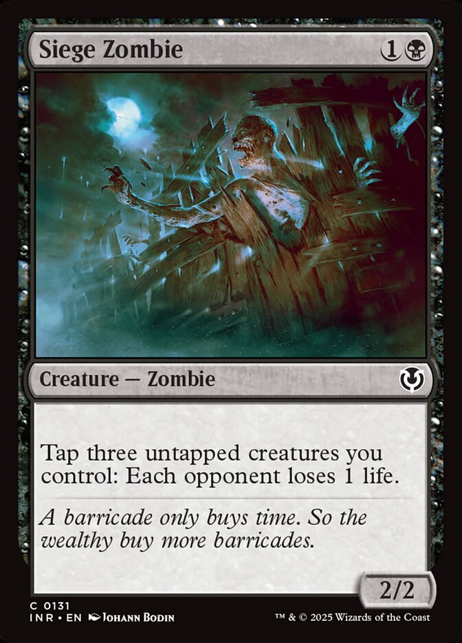 Siege Zombie 131/287 (Innistrad Remastered)  - Foil | Good Games Morley