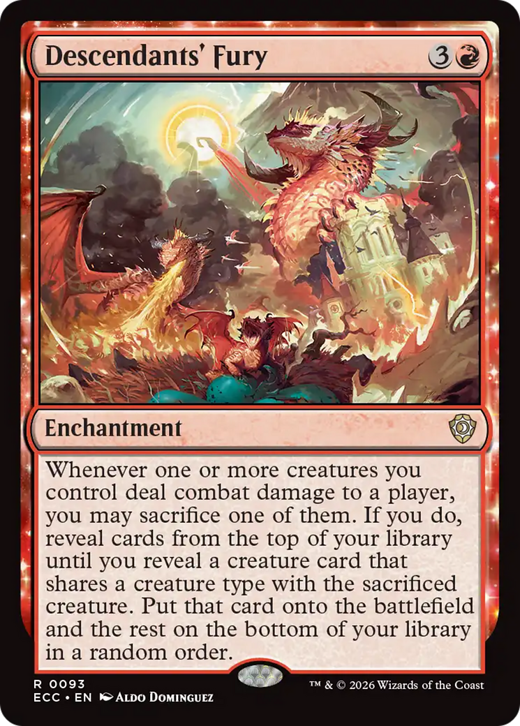 Descendants' Fury [Lorwyn Eclipsed Commander] | Good Games Morley
