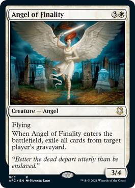 Angel of Finality 63/62 (Commander: Adventures in the Forgotten Realms)  | Good Games Morley