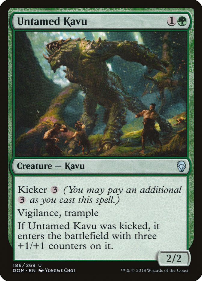 Untamed Kavu 186/269 (Dominaria)  | Good Games Morley