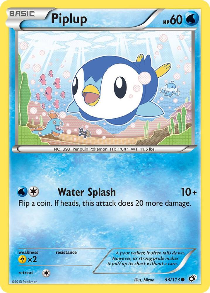 Piplup 33/113 (Legendary Treasures)  | Good Games Morley