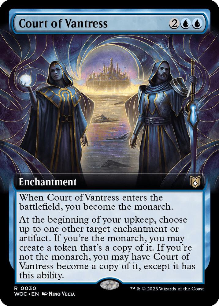 Court of Vantress 30/173 (Commander: Wilds of Eldraine)  - Extended Art Foil | Good Games Morley