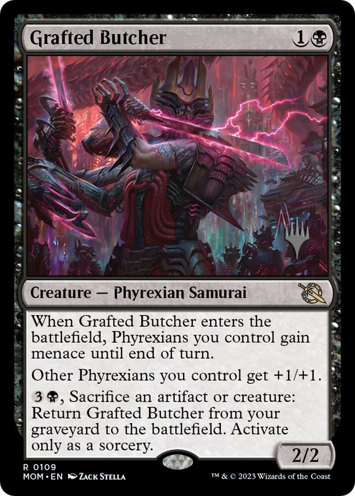 Grafted Butcher 109p/162 (Promo Pack: March of the Machine)  - Foil | Good Games Morley