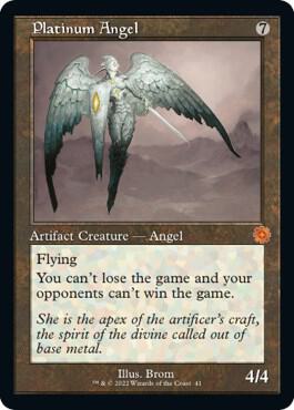 Platinum Angel 41/63 (The Brothers' War: Retro Frame Artifacts)  - Foil | Good Games Morley