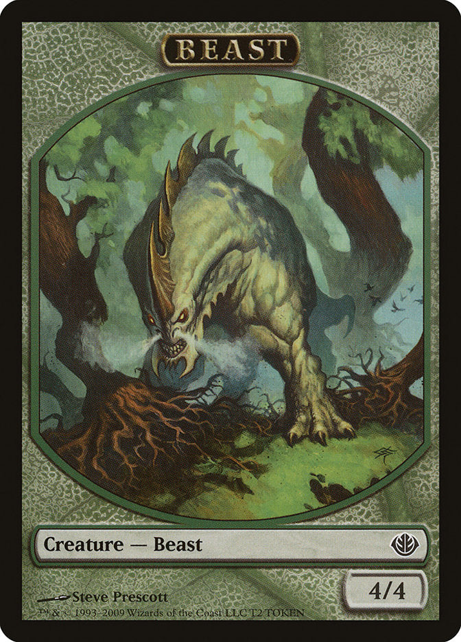 Beast Token (T2) [Duel Decks: Garruk vs. Liliana Tokens] | Good Games Morley