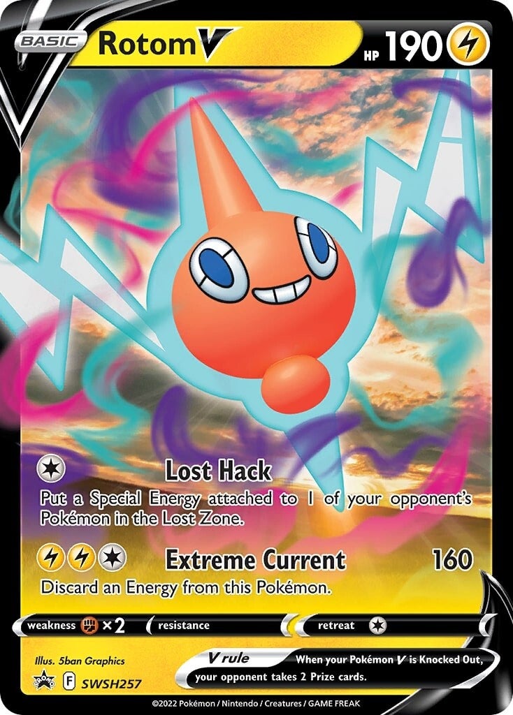 Rotom V (SWSH257) [Sword & Shield: Black Star Promos] | Good Games Morley