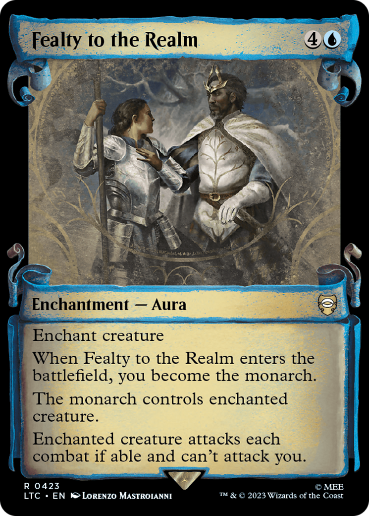 Fealty to the Realm [The Lord of the Rings: Tales of Middle-Earth Commander Showcase Scrolls] | Good Games Morley