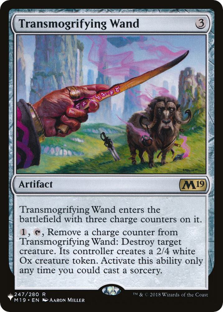 Transmogrifying Wand M19-247/5075 (The List Reprints)  | Good Games Morley