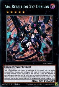 Arc Rebellion Xyz Dragon [PHRA-EN041] Secret Rare | Good Games Morley