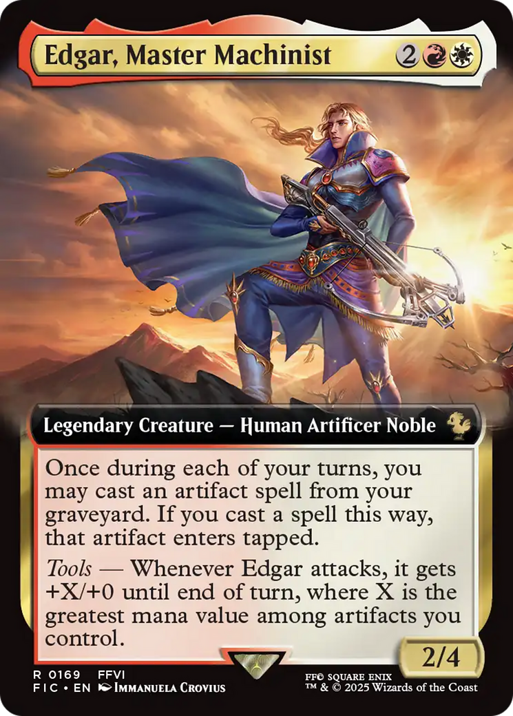 Edgar, Master Machinist (Extended Art) [FINAL FANTASY Commander] | Good Games Morley