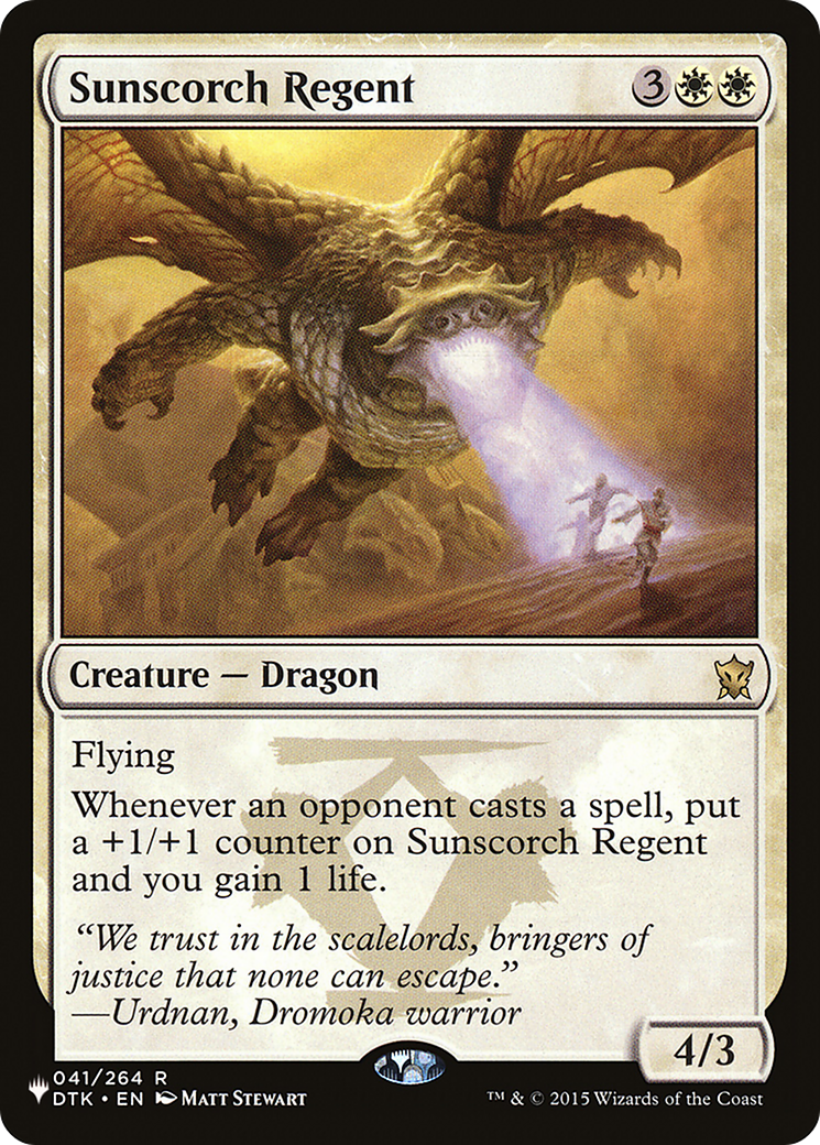 Sunscorch Regent [The List] | Good Games Morley