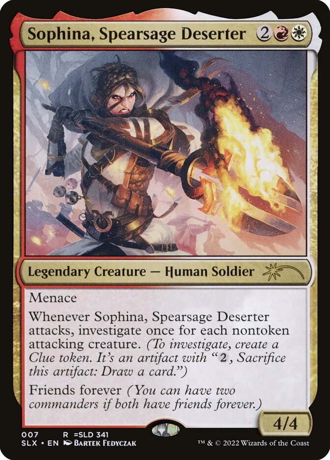 Sophina, Spearsage Deserter 7/32 (SLX Cards)  | Good Games Morley