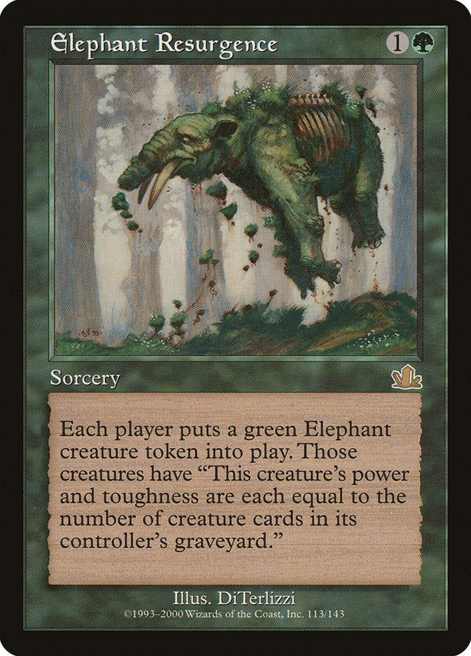 Elephant Resurgence 113/143 (Prophecy)  - Foil | Good Games Morley