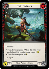 Twin Twisters (Yellow) [EVR048] (Everfest)  1st Edition Rainbow Foil | Good Games Morley