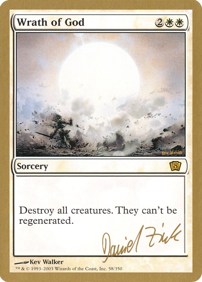 Wrath of God (Daniel Zink) [World Championship Decks 2003] | Good Games Morley