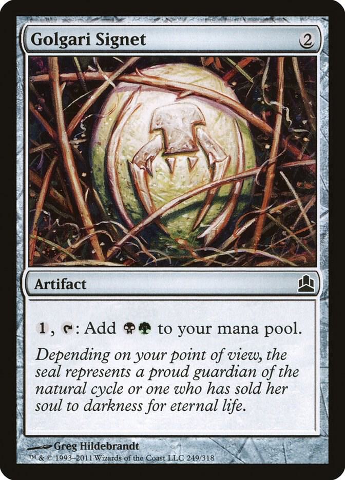 Golgari Signet 249/318 (Commander)  | Good Games Morley