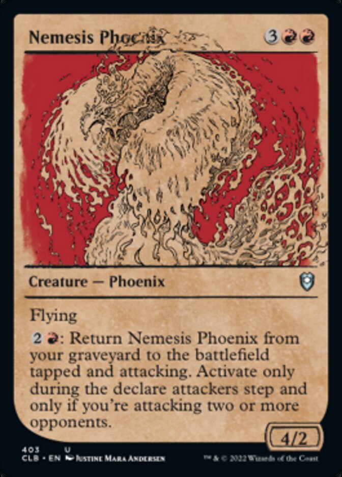 Nemesis Phoenix (Showcase) [Commander Legends: Battle for Baldur's Gate] | Good Games Morley