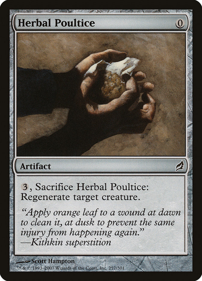 Herbal Poultice 257 (Lorwyn)  - Foil | Good Games Morley