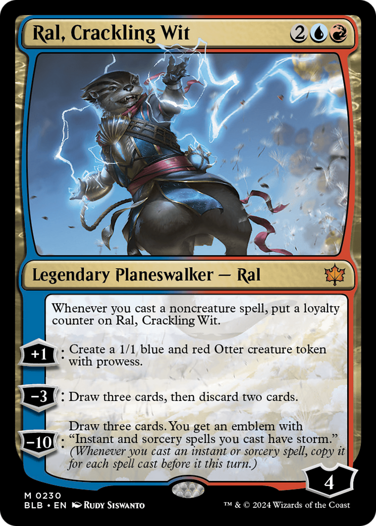 Ral, Crackling Wit [Bloomburrow] | Good Games Morley