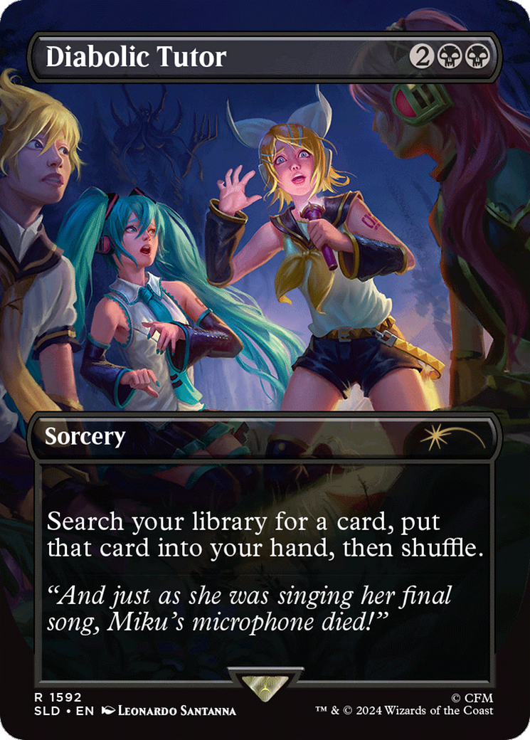 Diabolic Tutor (1592) (Rainbow Foil) [Secret Lair Drop Series] | Good Games Morley