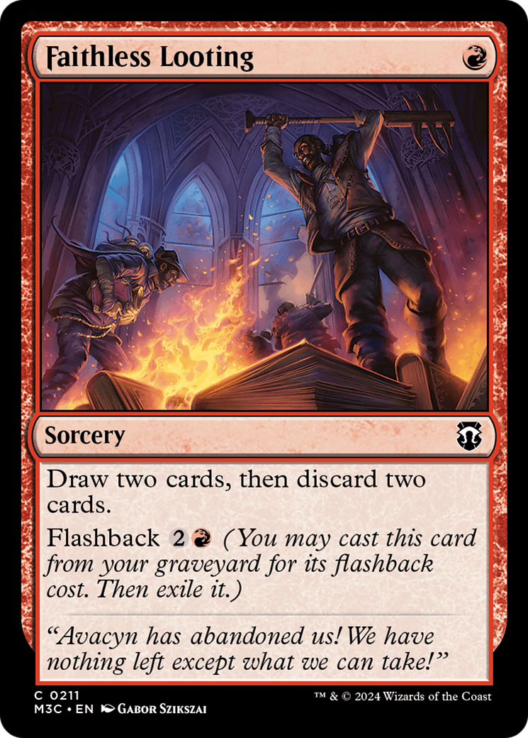 Faithless Looting [Modern Horizons 3 Commander] | Good Games Morley