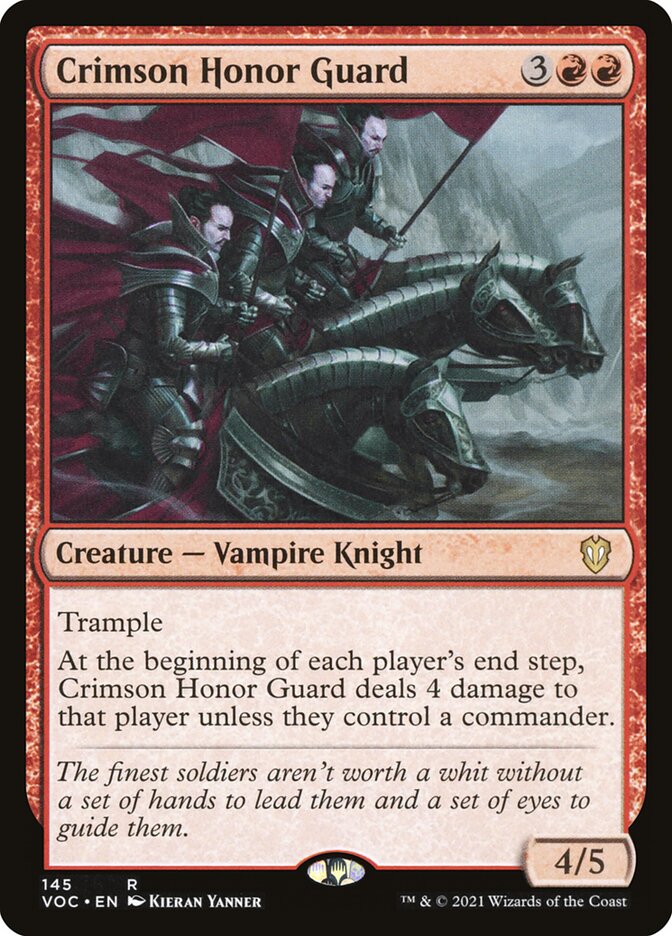 Crimson Honor Guard 145/38 (Commander: Innistrad: Crimson Vow)  | Good Games Morley
