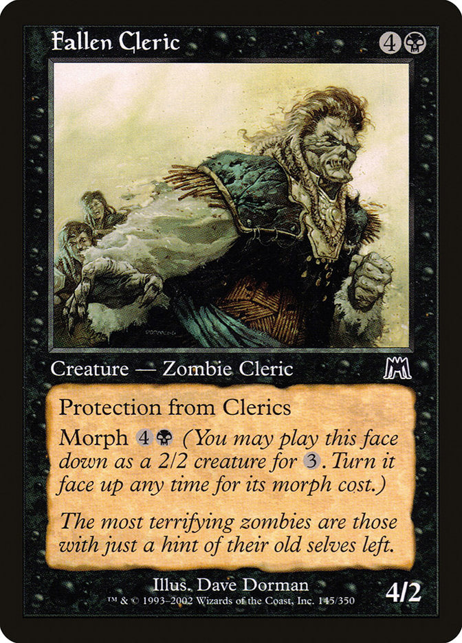 Fallen Cleric 145/350 (Onslaught)  - Foil | Good Games Morley