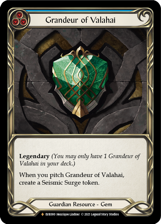 Grandeur of Valahai [EVR000] (Everfest)  1st Edition Cold Foil | Good Games Morley