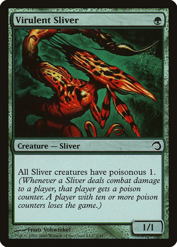 Virulent Sliver 2/41 (Premium Deck Series: Slivers)  - Foil | Good Games Morley