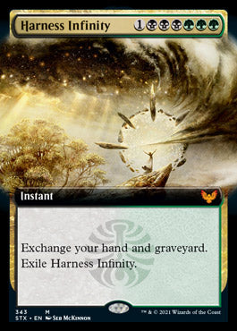 Harness Infinity (Extended Art) [Strixhaven: School of Mages] | Good Games Morley