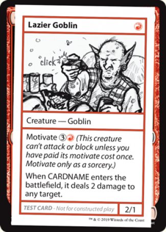 Lazier Goblin (2021 Edition) [Mystery Booster Playtest Cards] | Good Games Morley