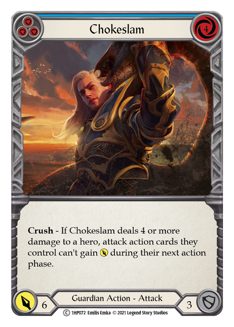 Chokeslam (Blue) [1HP072] (History Pack 1) | Good Games Morley