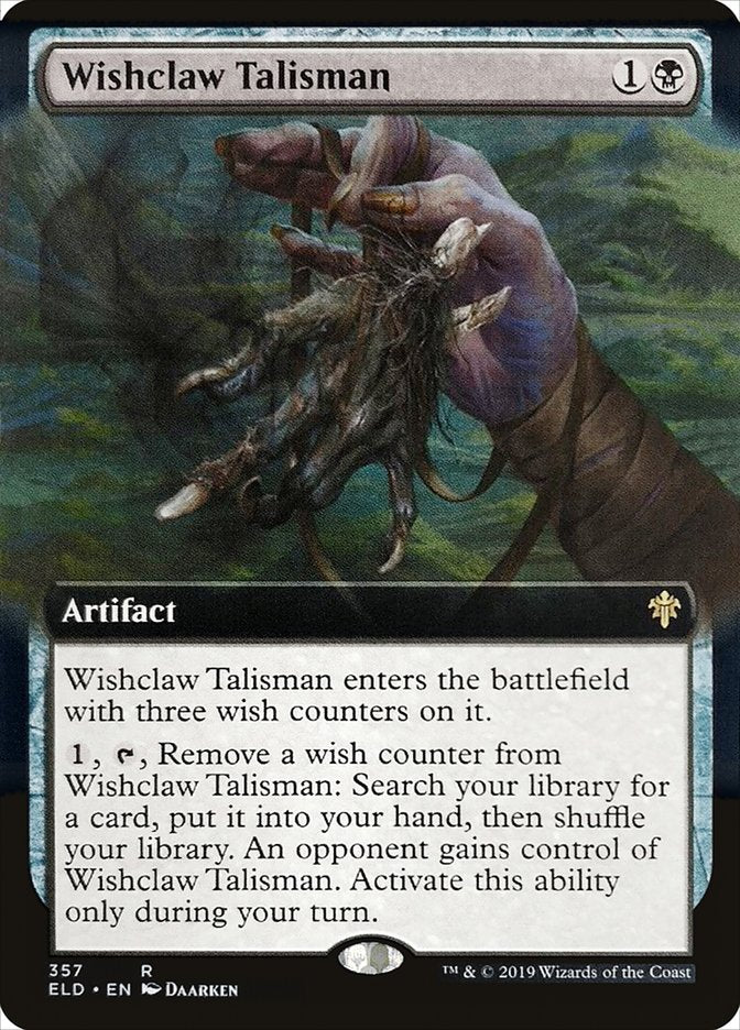 Wishclaw Talisman (Extended Art) [Throne of Eldraine] | Good Games Morley