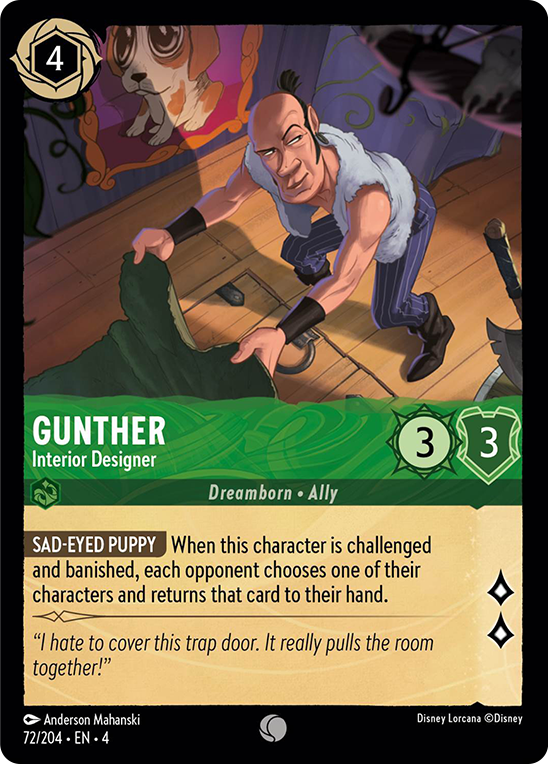 Gunther - Interior Designer (72/204) [Ursula's Return] | Good Games Morley