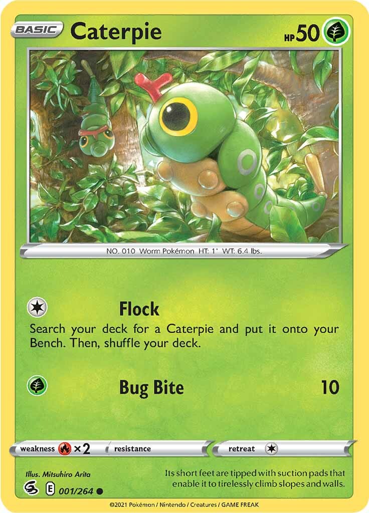 Caterpie (001/264) [Sword & Shield: Fusion Strike] | Good Games Morley