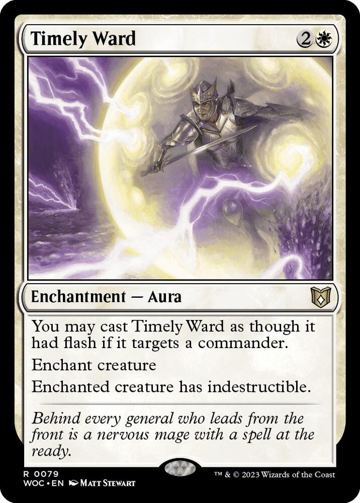 Timely Ward 79/173 (Commander: Wilds of Eldraine)  | Good Games Morley