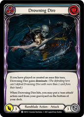 Drowning Dire (Blue) [EVR112] (Everfest)  1st Edition Rainbow Foil | Good Games Morley