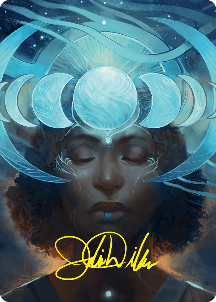 Lunar Insight Art Card (31/54) (Gold-Stamped Signature) [Foundations Art Series] | Good Games Morley