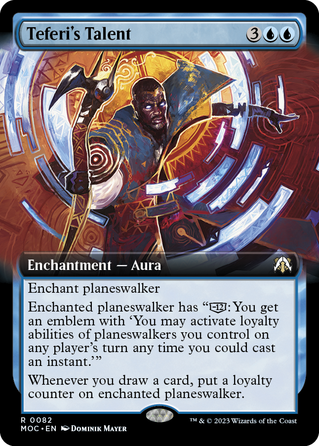 Teferi's Talent (Extended Art) [March of the Machine Commander] | Good Games Morley