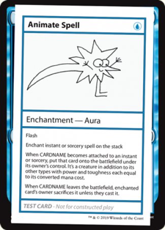 Animate Spell (2021 Edition) [Mystery Booster Playtest Cards] | Good Games Morley