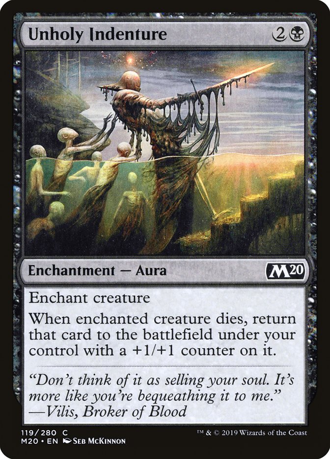 Unholy Indenture 119/280 (Core Set 2020)  | Good Games Morley