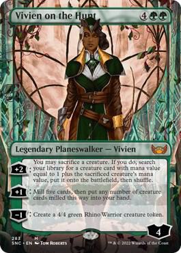 Vivien on the Hunt Borderless 283/281 (Streets of New Capenna)  | Good Games Morley