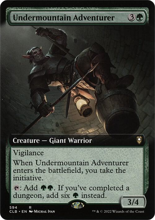 Undermountain Adventurer Extended Art 594 (Commander Legends: Battle for Baldur's Gate)  - Foil | Good Games Morley