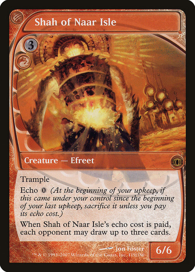 Shah of Naar Isle 119/180 (Future Sight)  - Foil | Good Games Morley