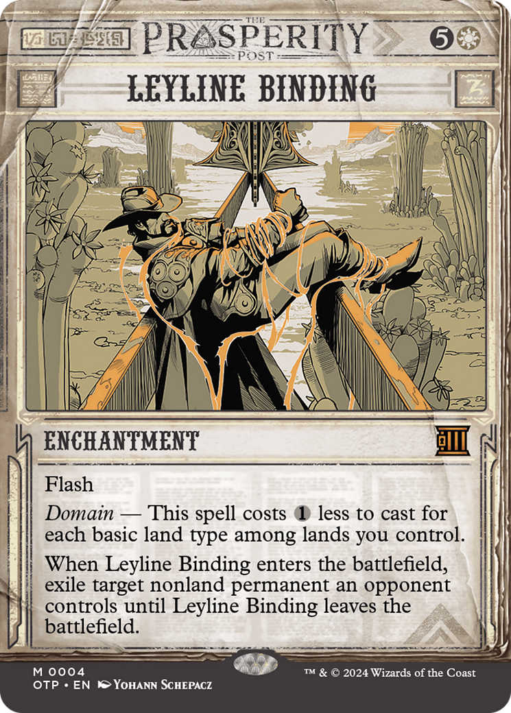 Leyline Binding [Outlaws of Thunder Junction: Breaking News] | Good Games Morley
