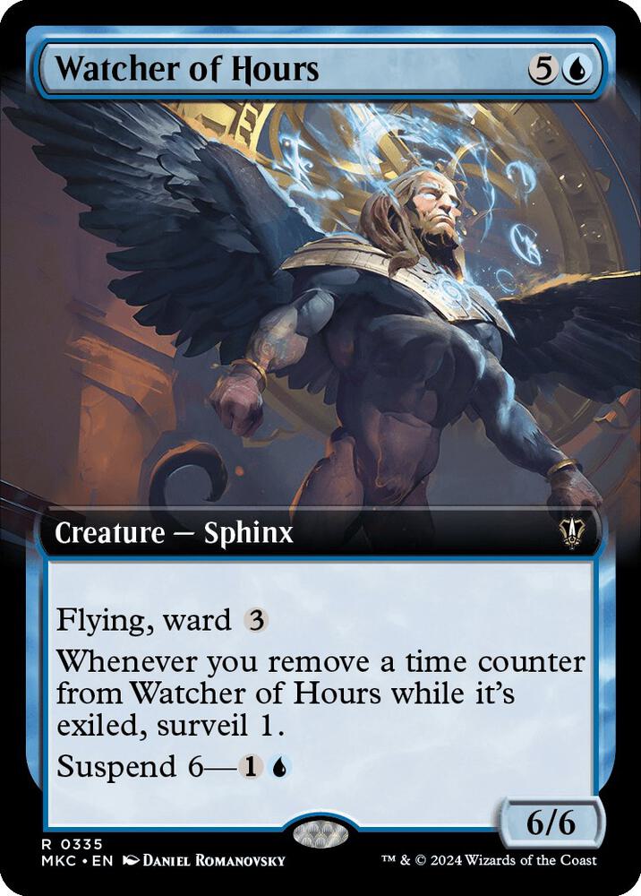 Watcher of Hours 335/311 (Commander: Murders at Karlov Manor)  - Extended Art | Good Games Morley